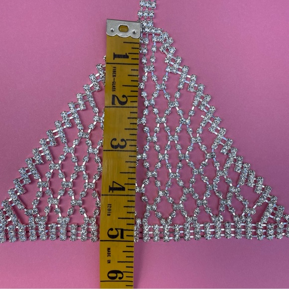 NWT Natasha Couture Rhinestone Bralette Adjustable Size - Picture 8 of 14